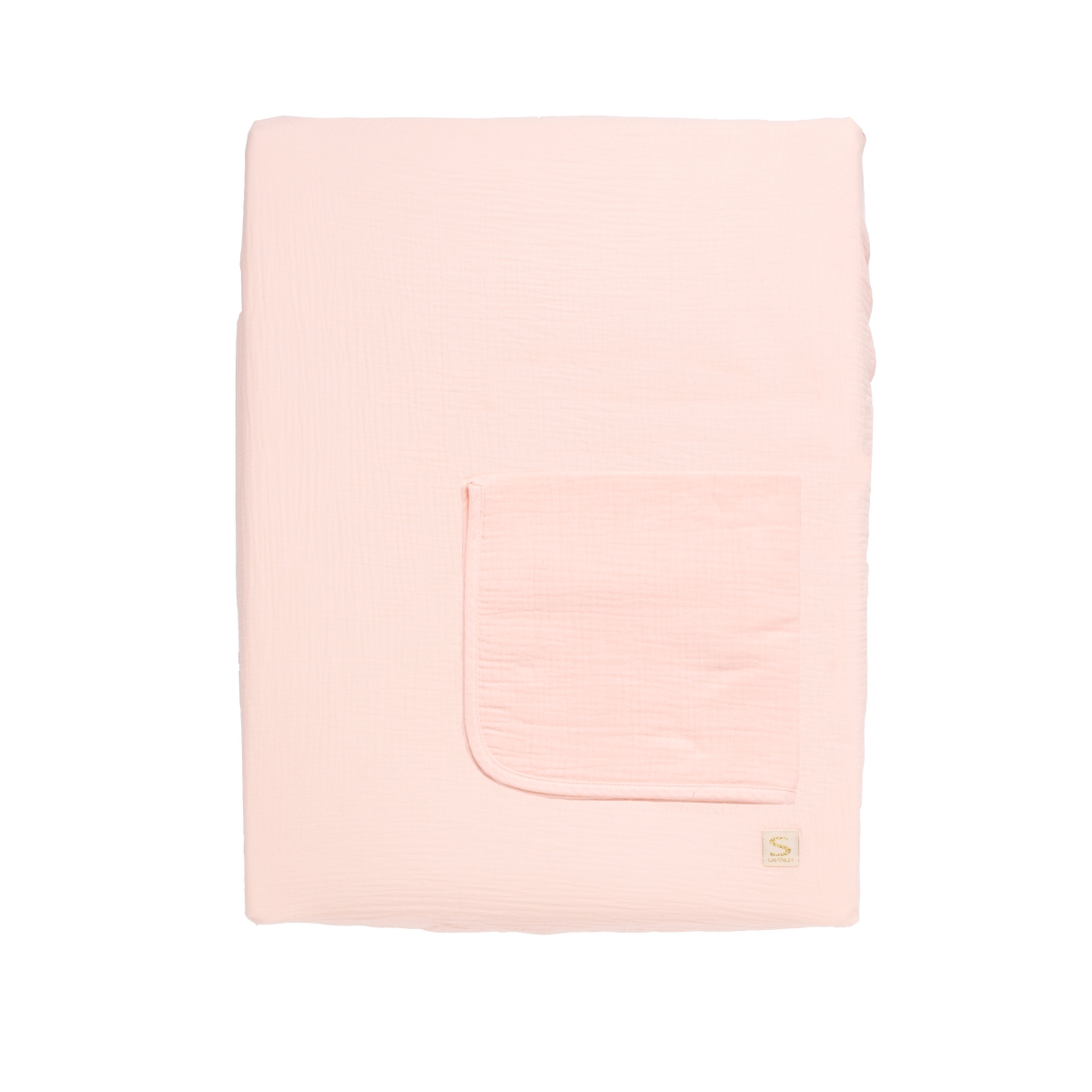 Sauthon - Matelas à langer avec housse et serviette Uni Petale ROSE Sauthon