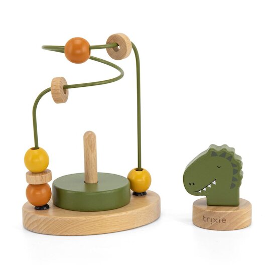 Trixie Labyrinthe à perles en bois Mr. Dino  Trixie Labyrinthe à perles en bois Mr. Dino