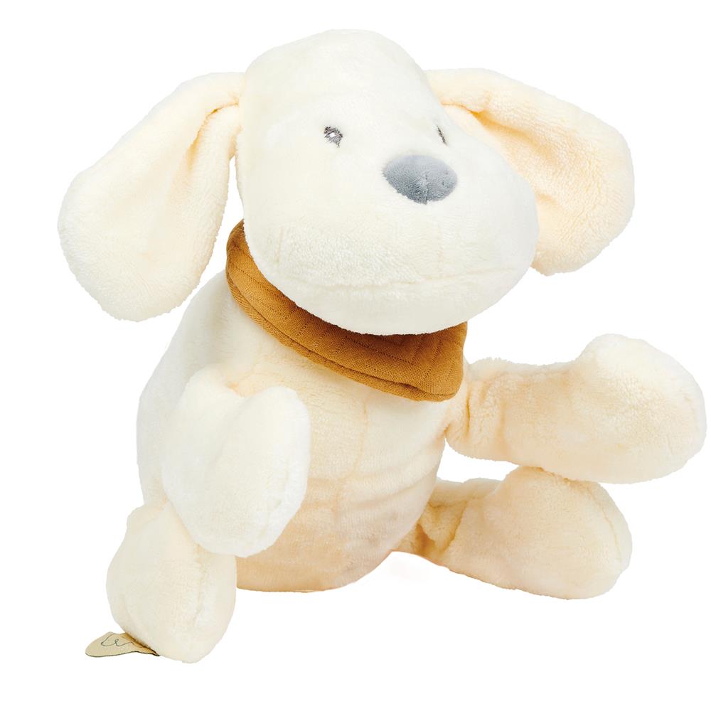 Nattou - Charlie peluche chien BLANC Nattou