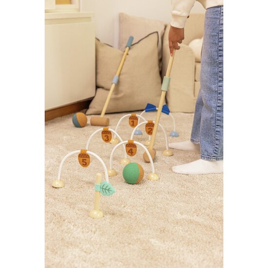 Korko Jeu de croquet Liège et pastel  Korko Jeu de croquet Liège et pastel