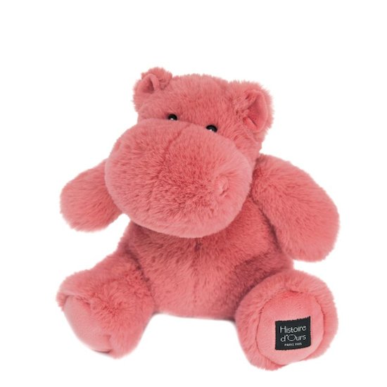 Histoire d'Ours Peluche Hippo Hip'Hug Terracota 25 cm