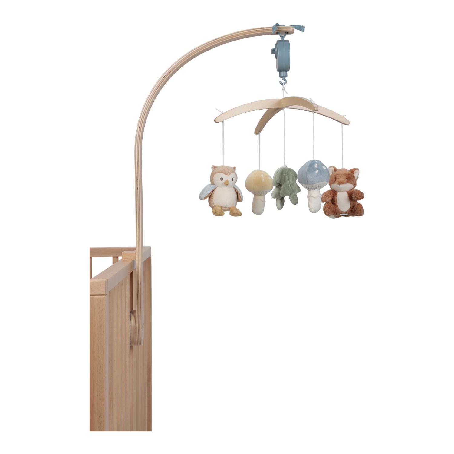 Mobile musical en bois FSC MULTICOLORE Little Dutch