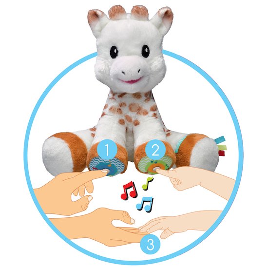 Sophie la girafe Peluche Touch & Music   Sophie la girafe Peluche Touch & Music