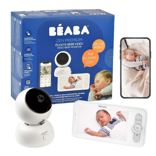 Béaba Ecoute bébé video Zen Premium 2   Béaba Ecoute bébé video Zen Premium 2