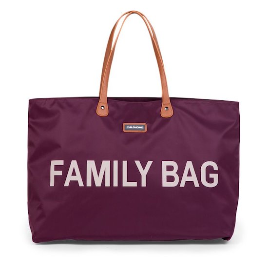 Childhome Sac à langer Family Bag Aubergine  