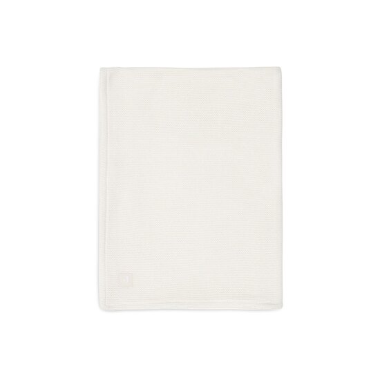 Jollein Couverture Lit Bébé basic knit fleece Ivory 100x150 cm
