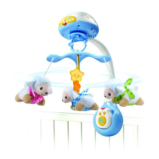 Vtech Baby Lumi mobile Compte-moutons Bleu 