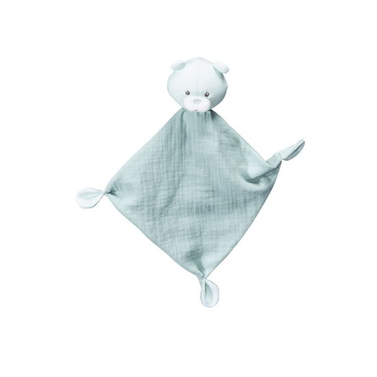 Sauthon Doudou mouchoir Lily grey Menthe 