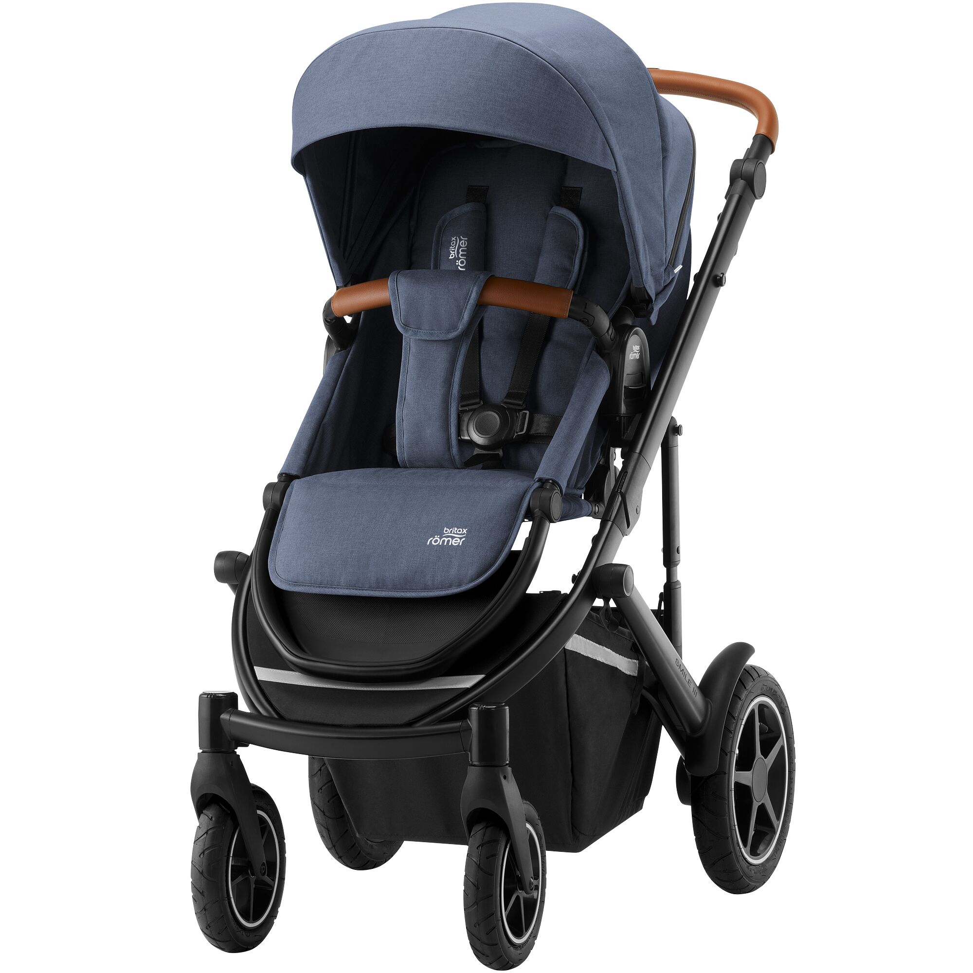 Poussette polyvalente 4 roues Smile III BLEU Britax Römer