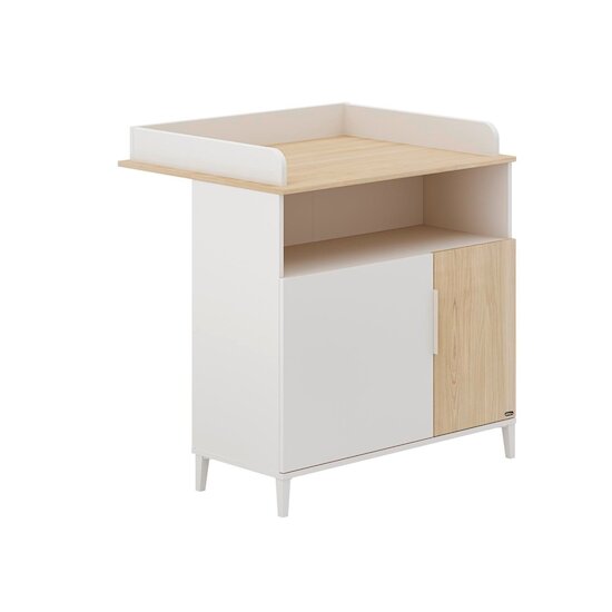 Yuny by Paidi Commode à langer Pomeline Off White / Scandinavian Wood  Yuny by Paidi Commode à langer Pomeline Off White / Scandinavian Wood