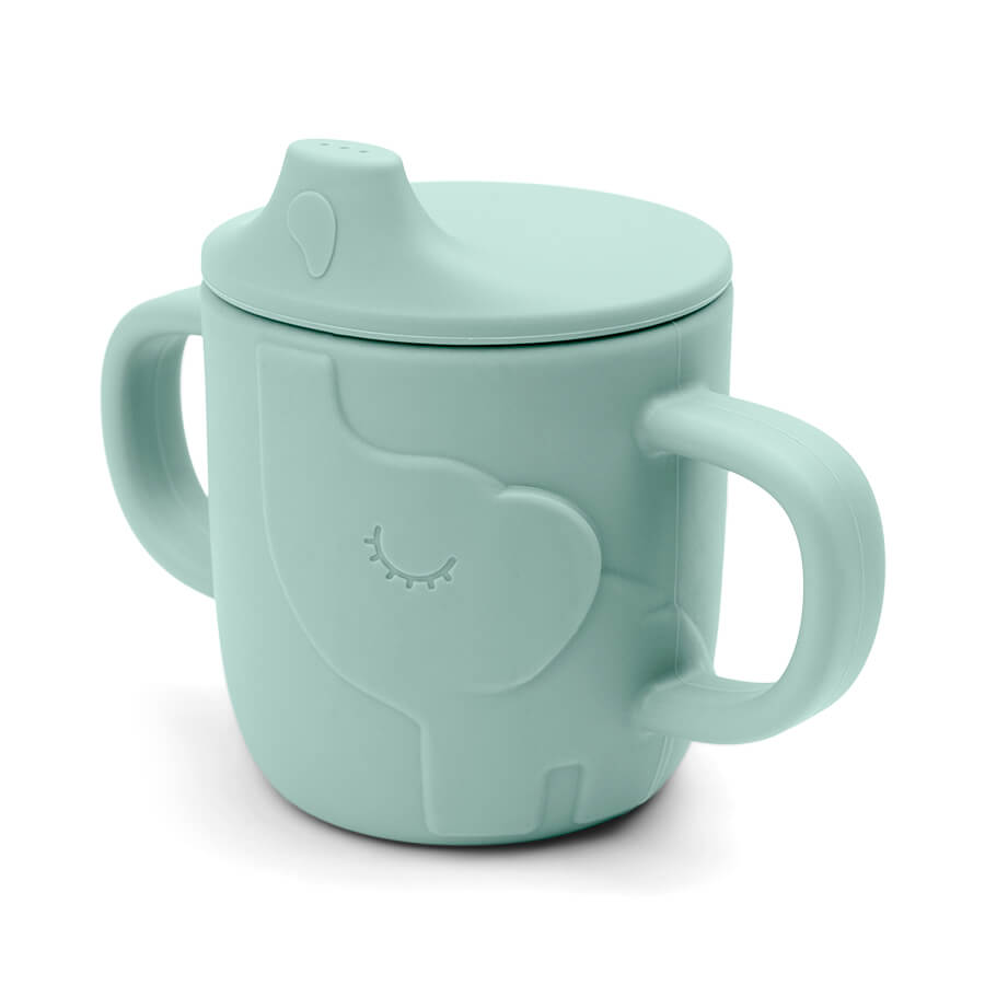 Tasse d'apprentissage Elphee Peekaboo BLEU Done by Deer