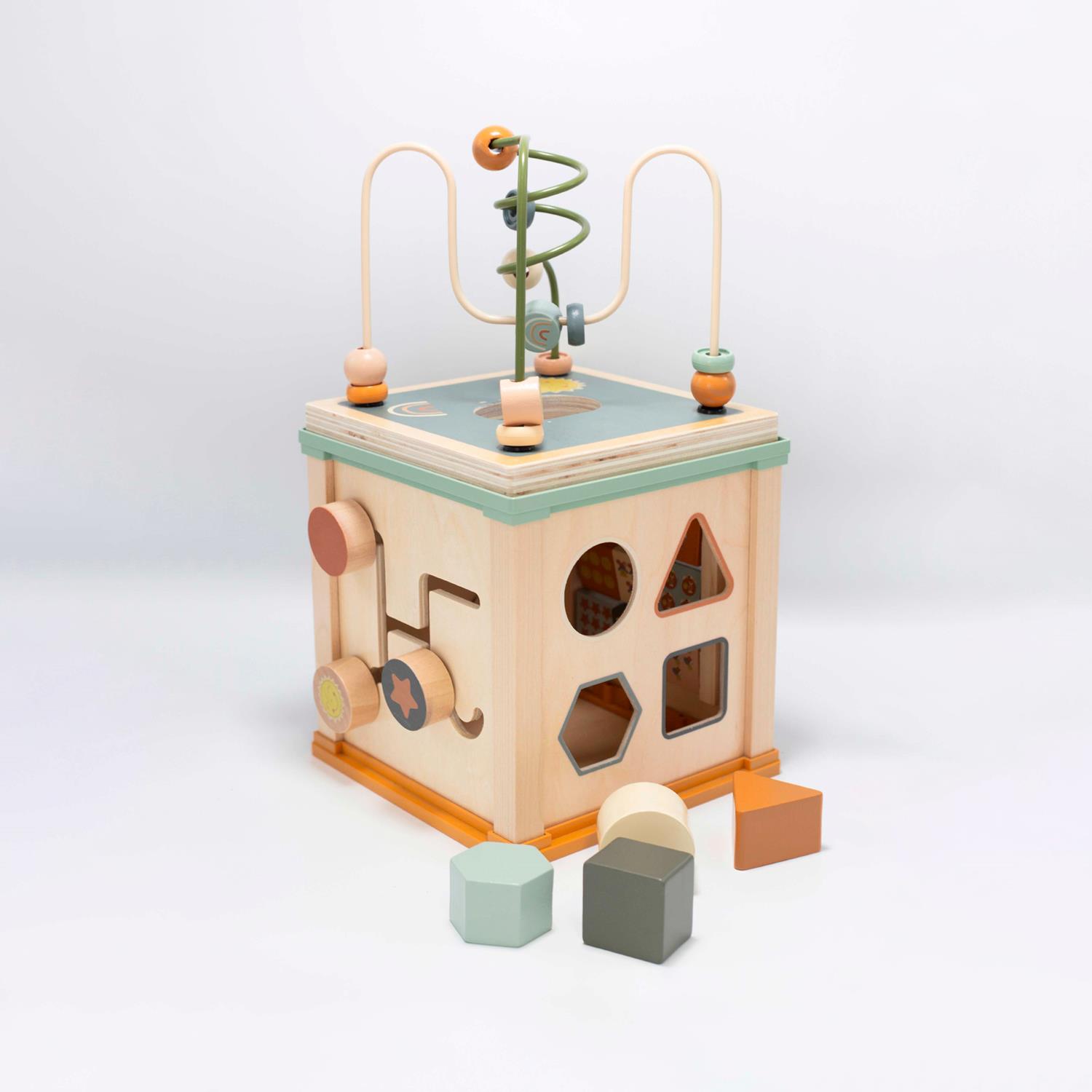 Cube d'activités MULTICOLORE Trois Kilos Sept