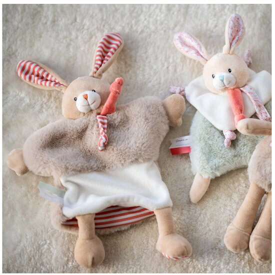 P’tit bisou Doudou attache-tétine Malo Beige  P’tit bisou Doudou attache-tétine Malo Beige