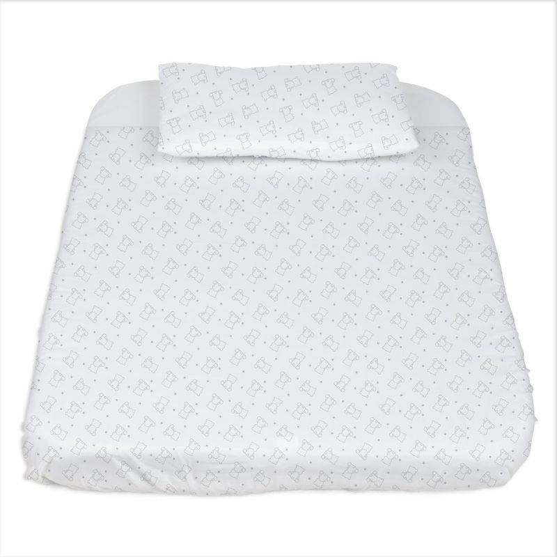 Chicco - Parure berceau 3 pièces Next2Me BLANC Chicco