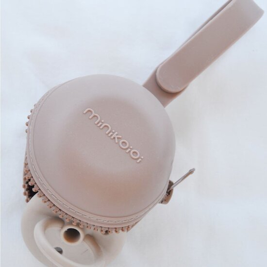 BB&Co Etui pour sucette en silicone Nude  BB&Co Etui pour sucette en silicone Nude