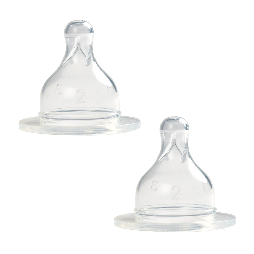 2 tétines - débit variable BLANC Béaba