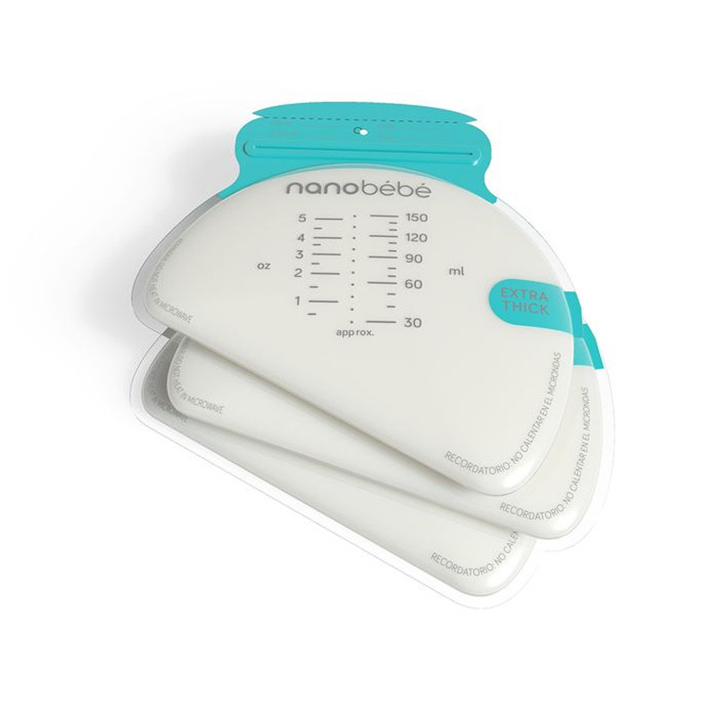 25 Sachets de conservation + bac Nano Bébé BLANC Béaba