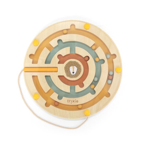 Trixie Labyrinthe magnétique rond en bois Mr. Lion 