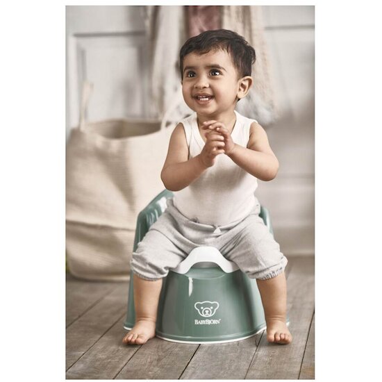 BabyBjörn Pot fauteuil Blanc/Gris  BabyBjörn Pot fauteuil Blanc/Gris
