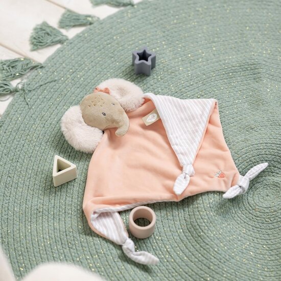 Nattou Maxi Doudou éléphant Oli Rose  Nattou Maxi Doudou éléphant Oli Rose