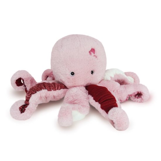 Histoire d'Ours Peluche Pieuvre Rose Rose 30 cm