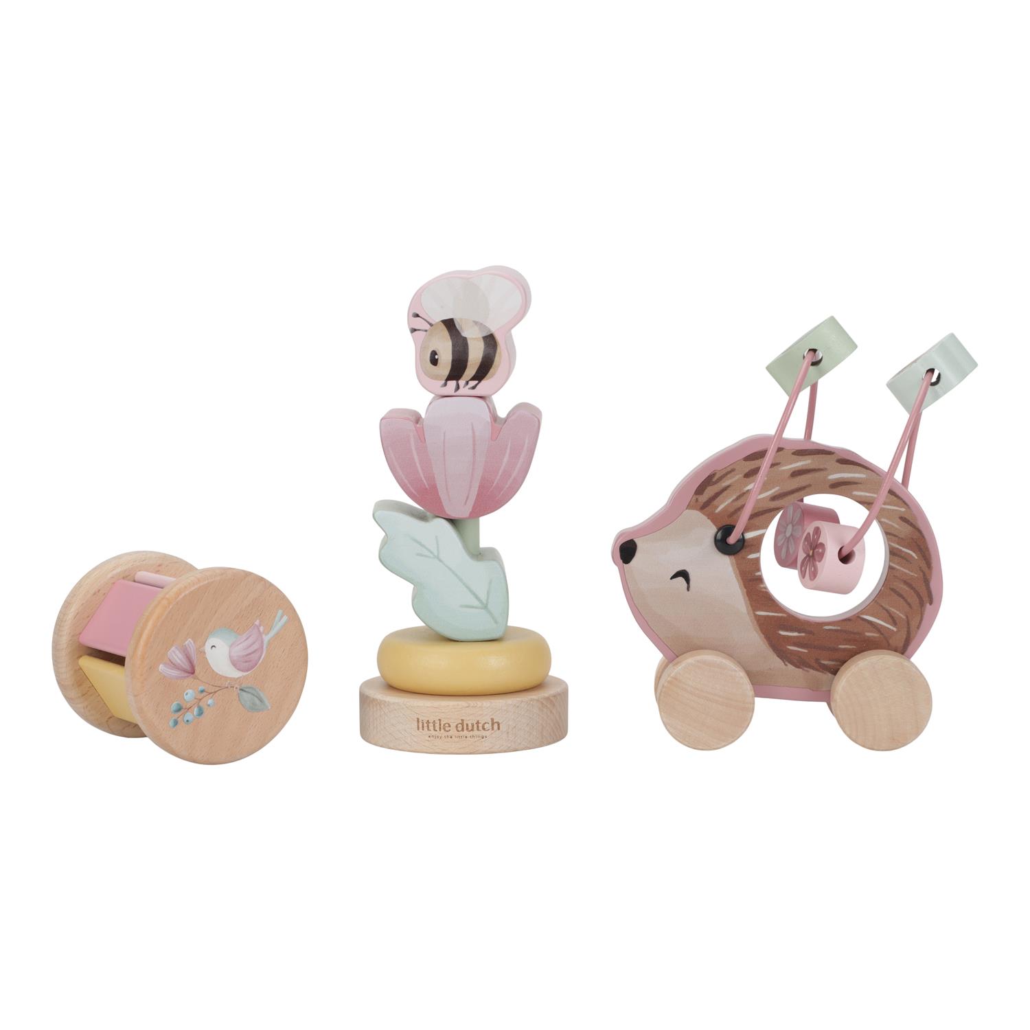 LITTLE DUTCH - Coffret 3 jeux d'éveil en bois FSC MULTICOLORE Little Dutch