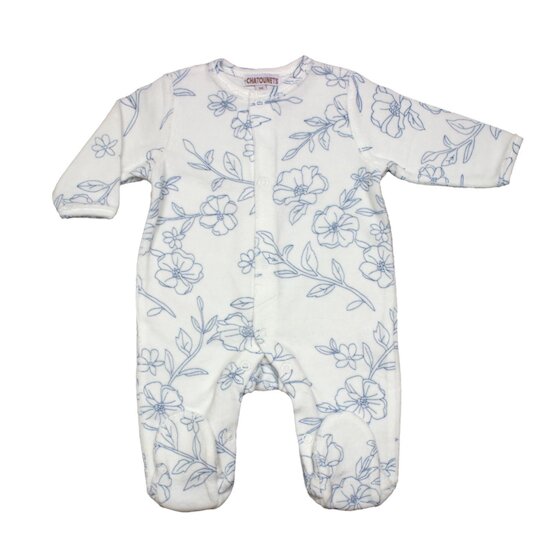 Les Chatounets Pyjama Liberty Bleu  Les Chatounets Pyjama Liberty Bleu