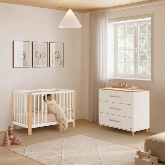 Micuna Lit Bébé Nayra Blanc Wood 60x120 cm Micuna Lit Bébé Nayra Blanc Wood 60x120 cm