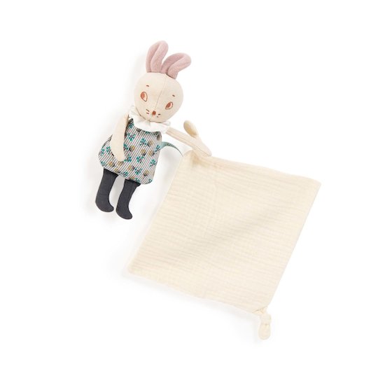 Moulin Roty Doudou mouchoir souris Après la pluie   Moulin Roty Doudou mouchoir souris Après la pluie