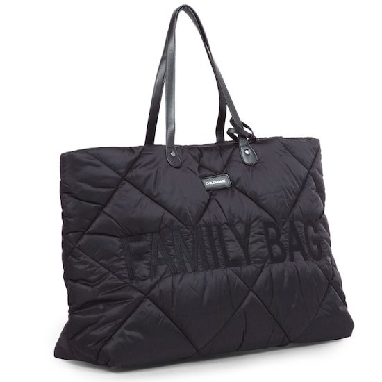 Childhome Sac matelassé Family Bag Noir  Childhome Sac matelassé Family Bag Noir