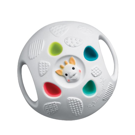 Sophie la girafe Balle sensorielle Senso'ball So'Pure Bleu, Vert, Rouge, Blanc 