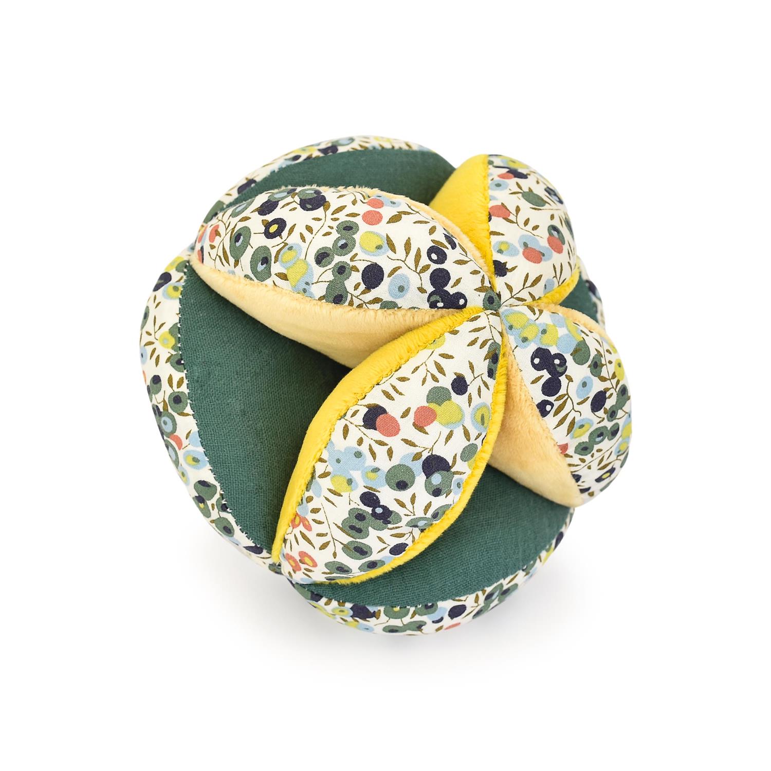 Doudou & Compagnie - Balle sensorielle lion Boh'aime JAUNE Doudou & Compagnie
