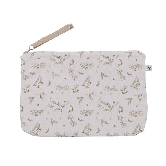 BB&Co Baby trousse feuilles Blanc/ Biscuit 