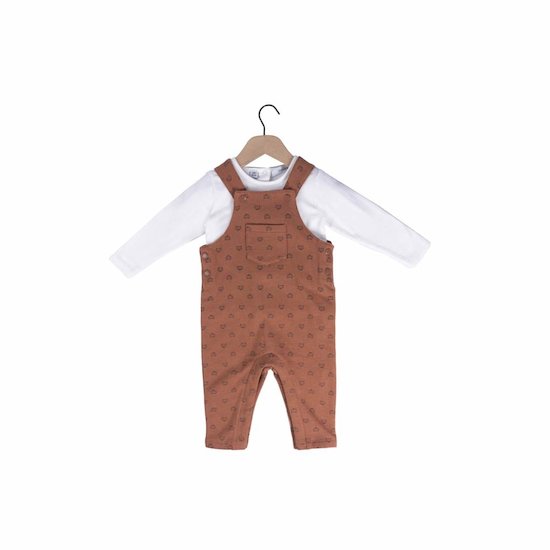 Marèse Ensemble 2 pièces : salopette + tee-shirt manches longues Bois Magique  