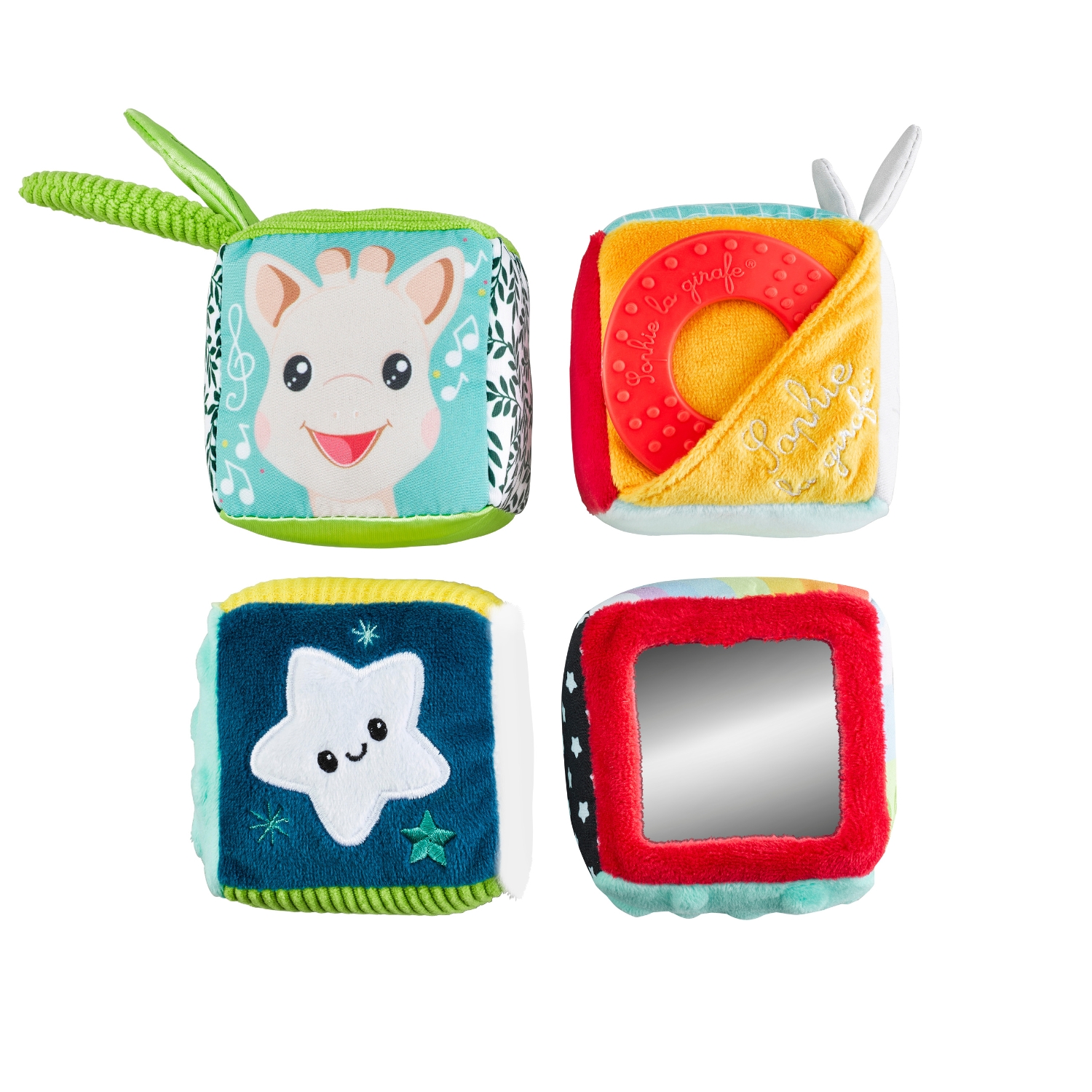Sophie la Girafe - 4 cubes multi'activités MULTICOLORE Sophie la girafe