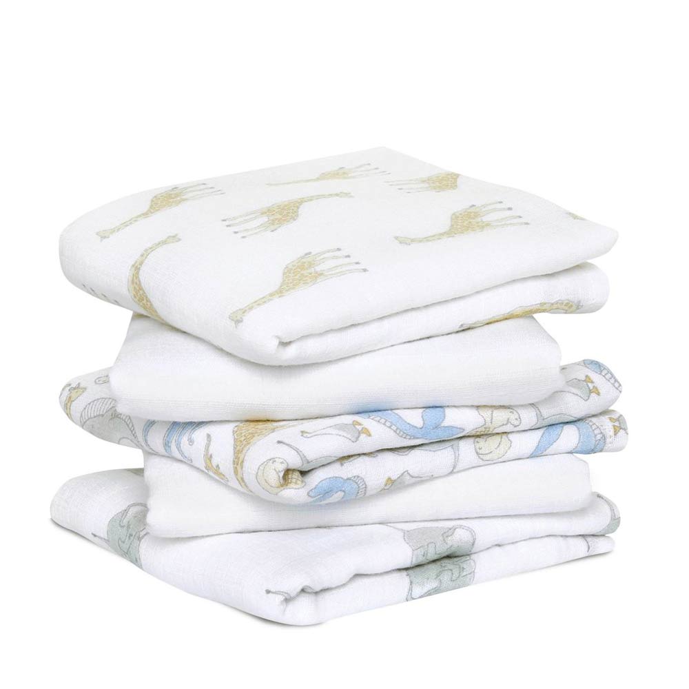 Lot de 5 musy-langes en mousseline de coton Essentials MULTICOLORE Aden et Anais