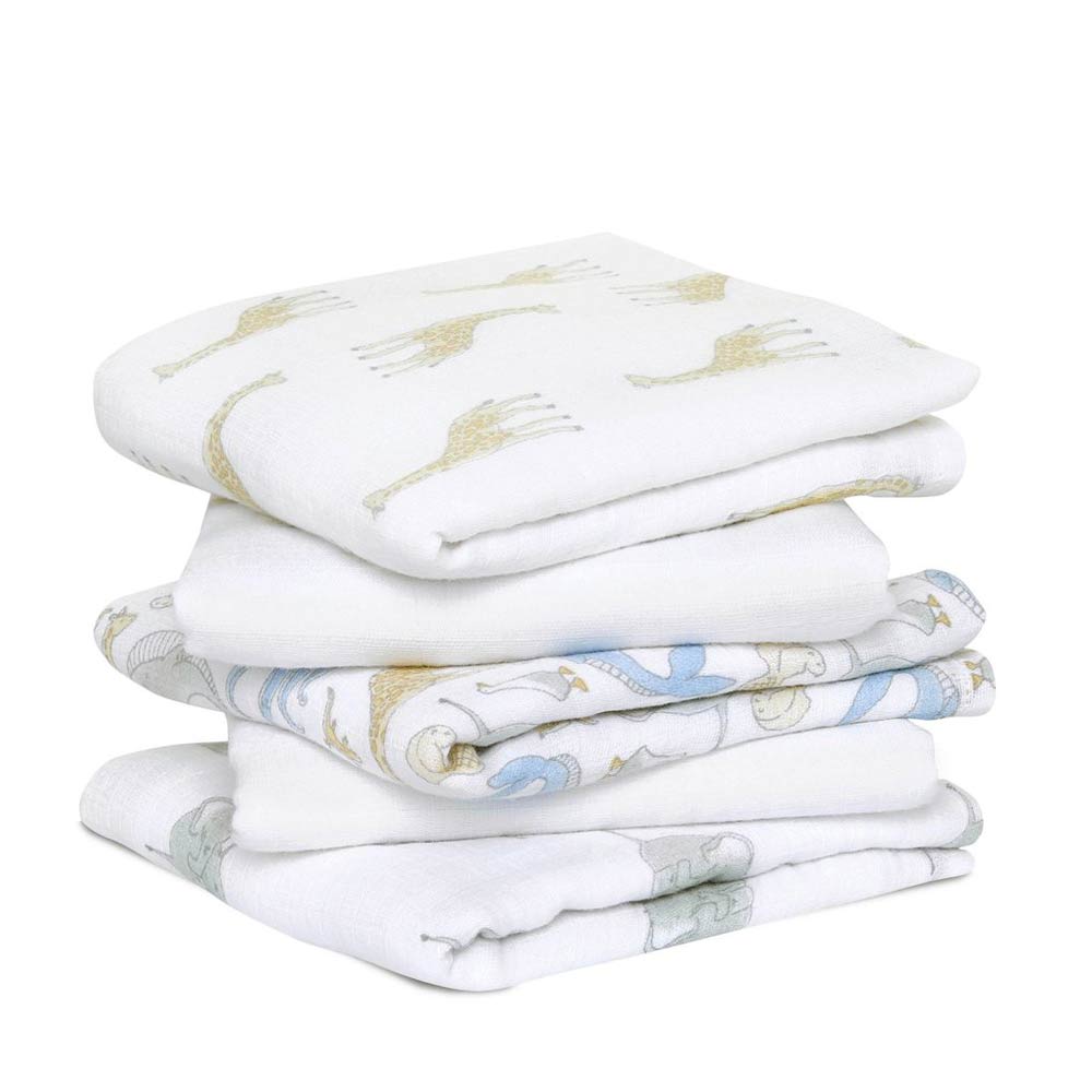 5 musy-langes en mousseline de coton Essentials MULTICOLORE Aden et Anais