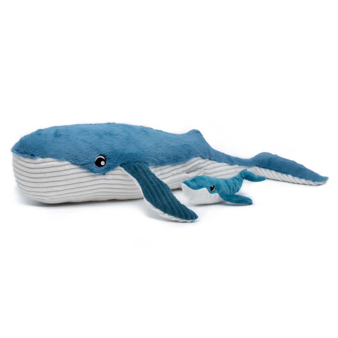 LES DEGLINGOS - Ptipotos Baleine maman/bébé BLEU Les Déglingos