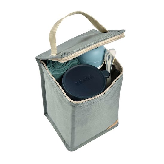 Béaba Pochette Repas Isotherme Vert sauge   Béaba Pochette Repas Isotherme Vert sauge