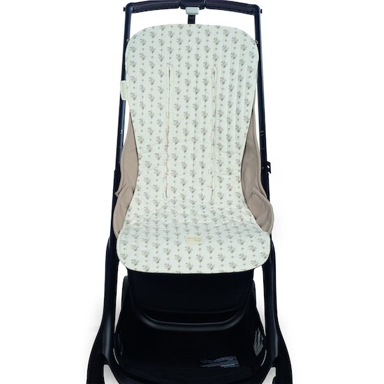 Walking Mum Assise Poussette Botton Fleurs Beige  Walking Mum Assise Poussette Botton Fleurs Beige