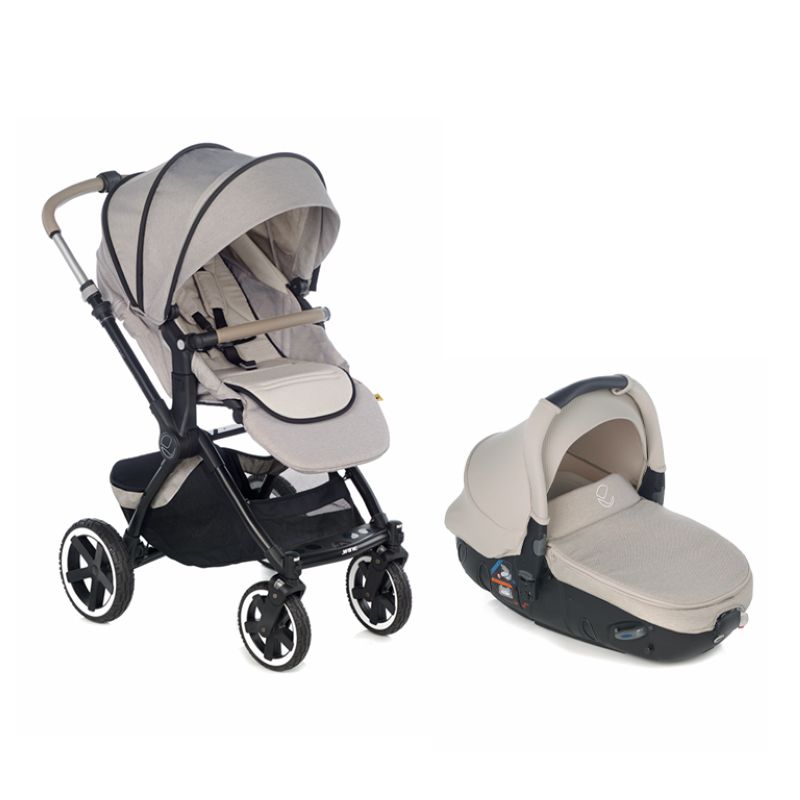 Duo poussette Crosslight avec nacelle Matrix light 2 BEIGE Jané