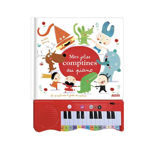 Auzou Livre sonore Mes jolies comptines au piano  