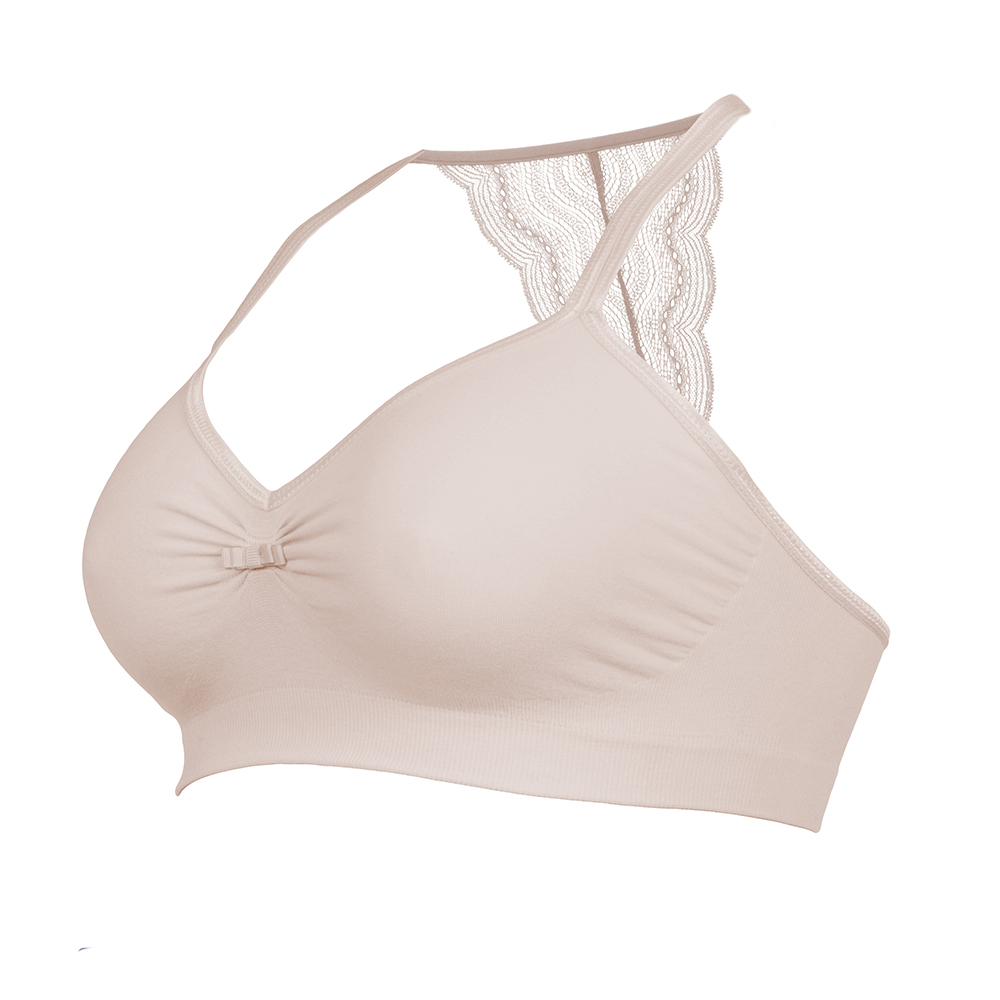 Brassière de grossesse Serenity BEIGE Cache cœur