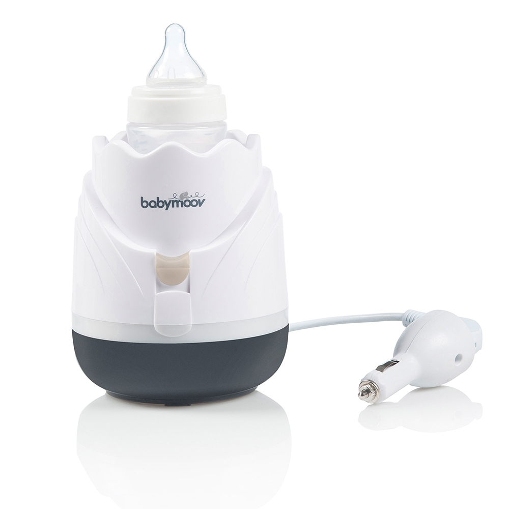Chauffe-biberon Tulipe pour maison et voiture BLANC Babymoov