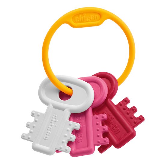 Chicco Hochet clés rose 