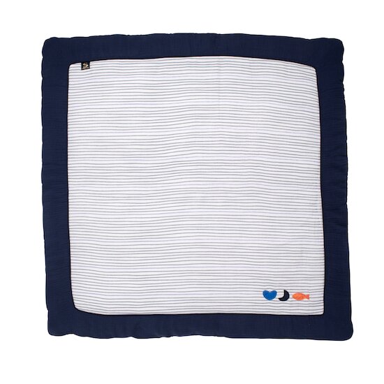 Sauthon Grand tapis Baby Sailor Bleu 