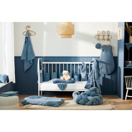 BB&Co Tresse ouatinée décorative Mix & Match Pierre Bleue 200 cm