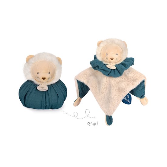 Doudou & Compagnie Doudou boule Bleu 25 cm