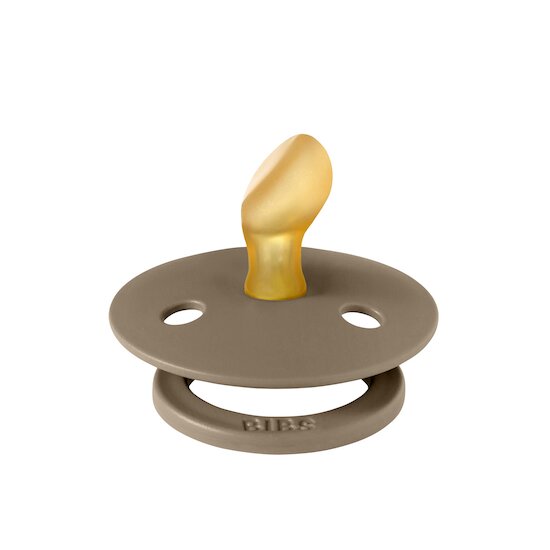 BIBS Tétines Colour Caoutchouc naturel Anatomique Dark Oak 