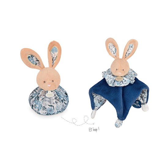 Doudou & Compagnie Doudou boule Bleu 25 cm